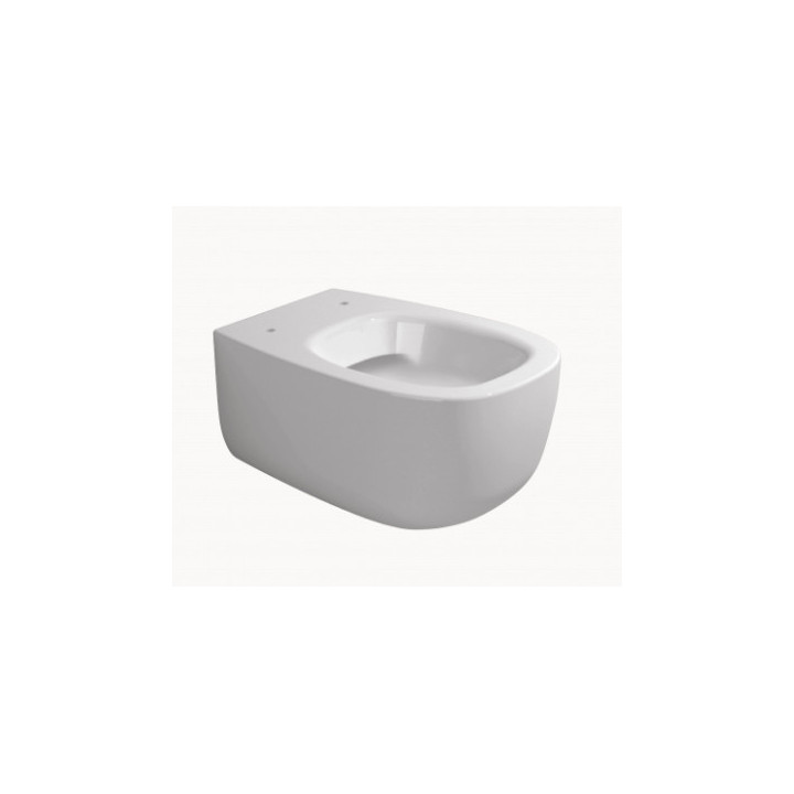 Miska wisząca WC Flaminia Bonola 54 x 38 x 27 cm, biała, zestaw montażowy- sanitbuy.pl