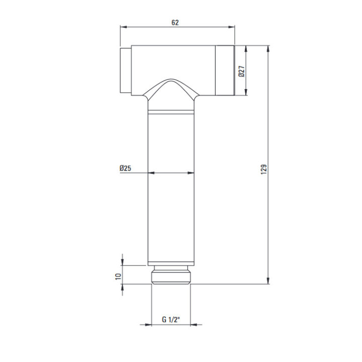 Bateria bidetowa, Deante Silia, nero