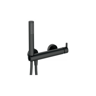 Bateria bidetowa podtynkowa ze słuchawką typu bidetta, Deante Silia, nero