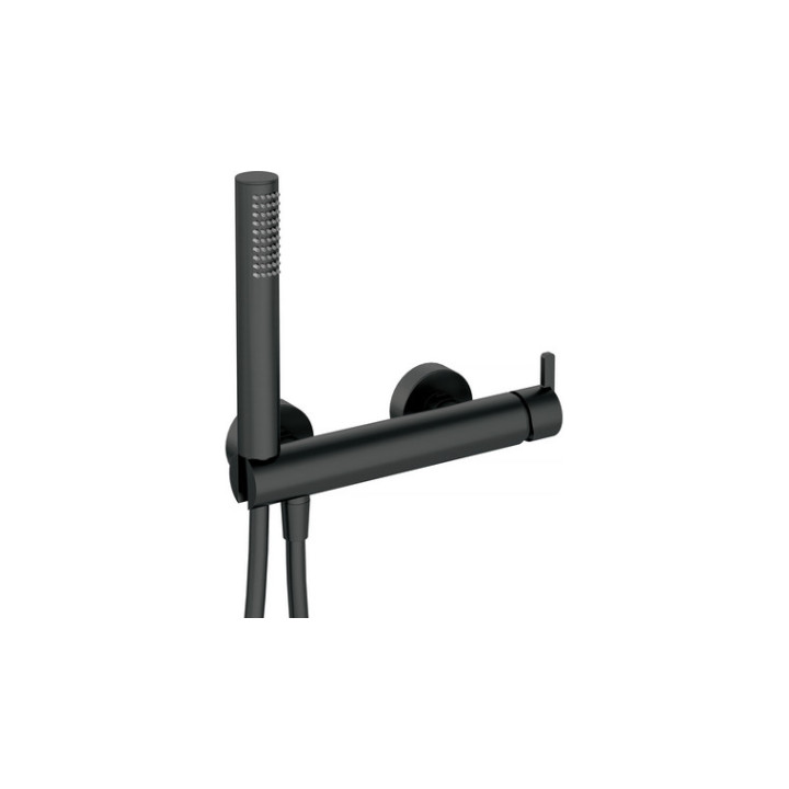 Bateria bidetowa podtynkowa ze słuchawką typu bidetta, Deante Silia, nero