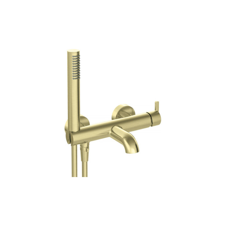 Bateria umyalkowa podtynkowa , Deante Silia, stal szczotkowana