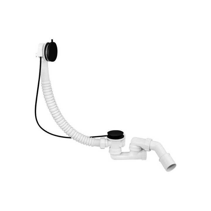 Syfon wannowy McAlpine z korkiem automatyczny przedłużany 1000 mmm chrom 