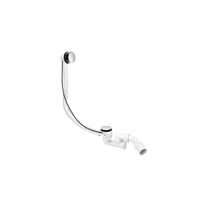 Zestaw wannowy pop-up automatyczny, McAlpine SLIM, czarny