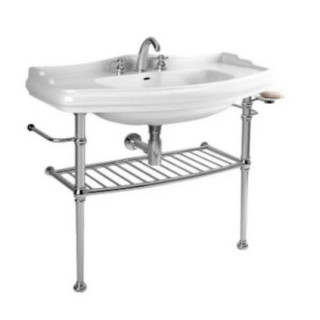 Stelaż pod umywalkę 100cm, Kerasan Retro, stare złoto