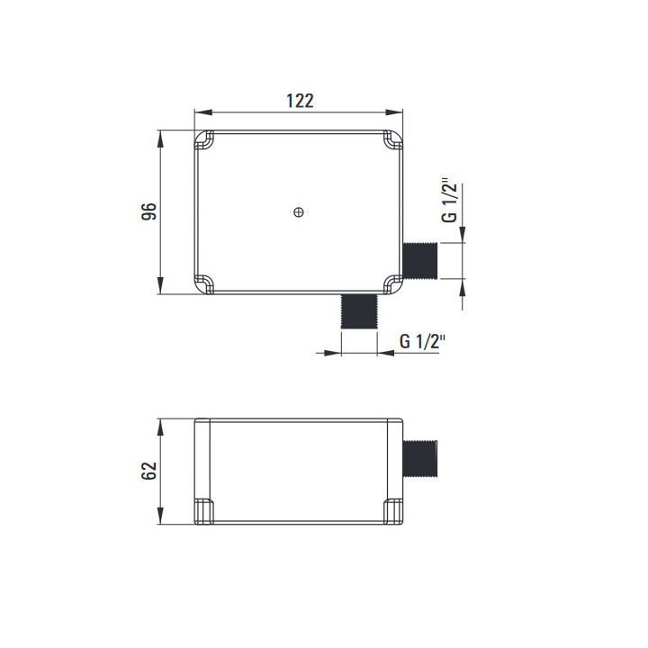 Bezdotykowa bateria umywalkowa z regulacją temperatury - 230/6V, Deante Sensor, czarna