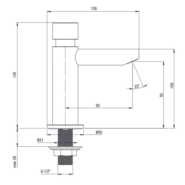Bezdotykowa bateria umywalkowa z regulacją temperatury - 230/6V, Deante Sensor, czarna