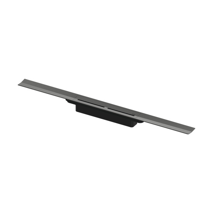 Ruszt profilu prysznicowego TECEdrainprofile, kolorowa powłoka PVD, 1000mm, czarny chrom szczotkowany