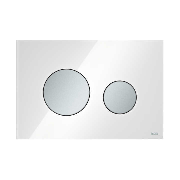 Przycisk spłukujący TECEloop do WC - szkło białe- sanitbuy.pl