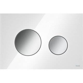 Przycisk spłukujący TECEloop do WC - szkło białe- sanitbuy.pl