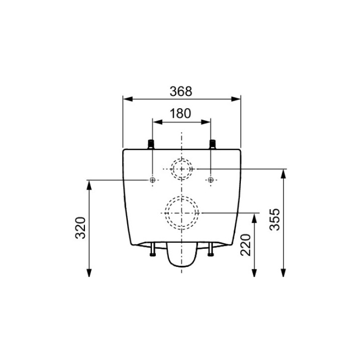 Miska WC myjąca Tece Neo, zimna woda, biała