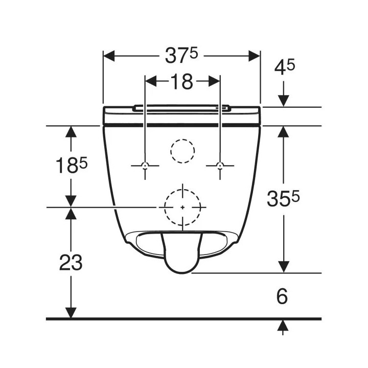 Miska WC z funkcją higieny intymnej Geberit AquaClean Sela, wisząca, biała