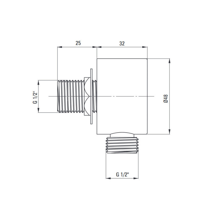 Zestaw prysznicowy podtynkowy, Deante Anemon, chrom