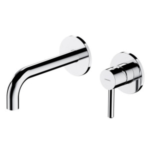 Bateria umywalkowa Omnires podtynkowa, czarna