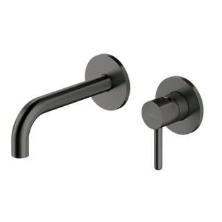 Bateria umywalkowa Omnires podtynkowa, czarna