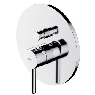 System wannowo-prysznicowy, natynkowy, termostatyczny, Omnires Y, biały mat