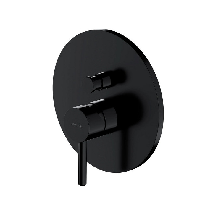 System wannowo-prysznicowy, natynkowy, termostatyczny, Omnires Y, biały mat