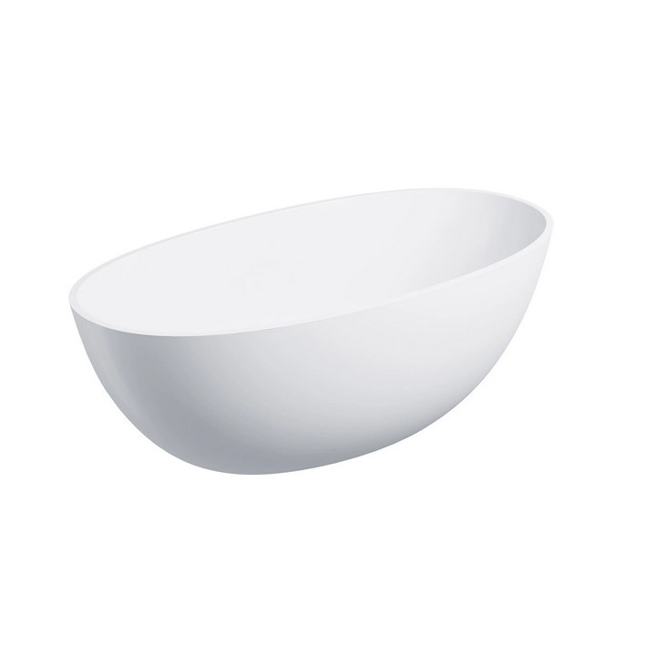 Wanna wolnostojąca 175x78cm, Omnires Shell M+, biały mat