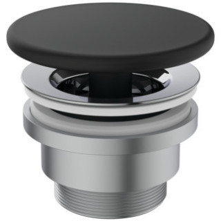 Korek do umywalek bez przelewu G1 1/4, Ideal Standard Multisuite, satynowa czerń