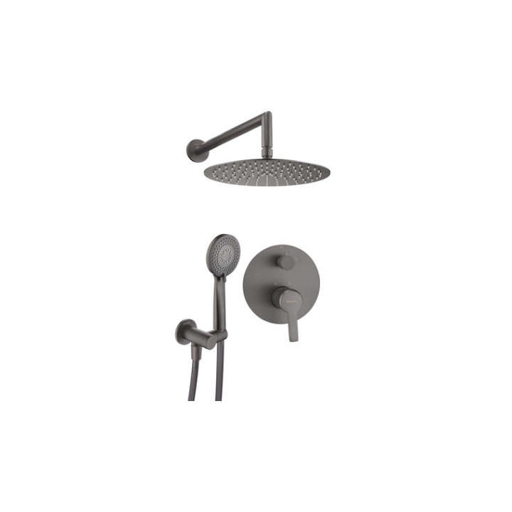 Zestaw prysznicowy podtynkowy, Deante Jasmin, chrom