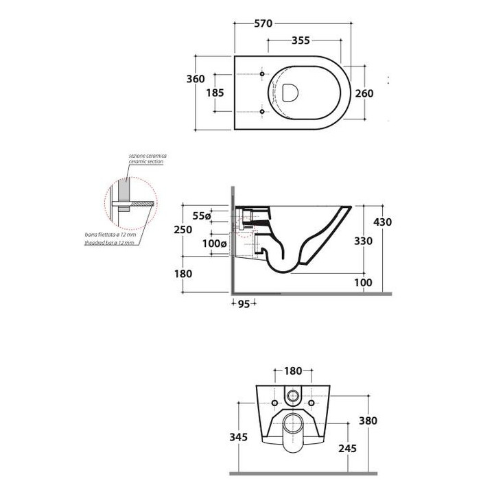 Deska sedesowa Globo Forty3 wolnoopadająca - biała