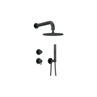 Zestaw prysznicowy podtynkowy, Deante Temisto, nero