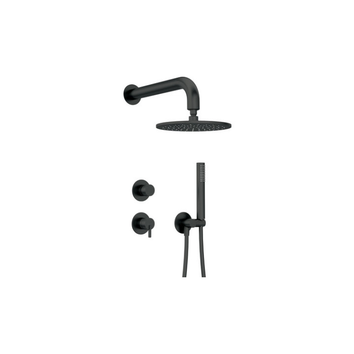 Zestaw prysznicowy podtynkowy, Deante Temisto, nero