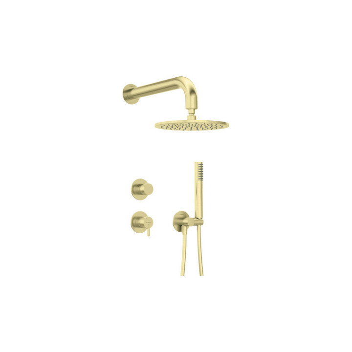 Zestaw prysznicowy podtynkowy, Deante Temisto, nero