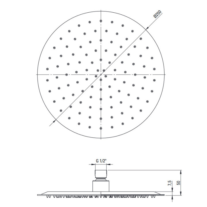 Zestaw prysznicowy podtynkowy z BOXem mieszaczowym, Deante Alpinia, złoty
