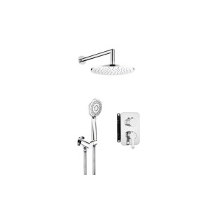 Zestaw prysznicowy podtynkowy z BOXem mieszaczowym, Deante Alpinia, złoty