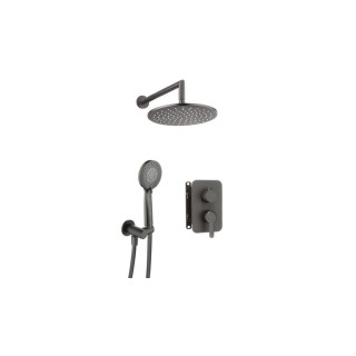 Zestaw prysznicowy podtynkowy z BOXem mieszaczowym, Deante Alpinia, złoty