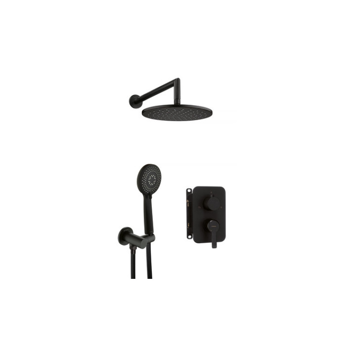 Zestaw prysznicowy podtynkowy z BOXem mieszaczowym, Deante Alpinia, złoty