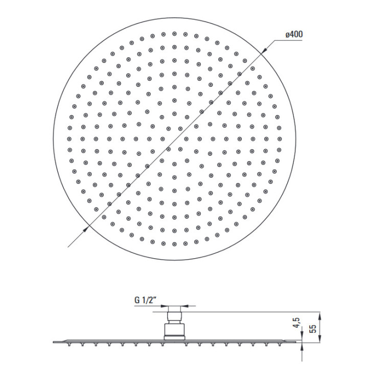 Zestaw prysznicowy podtynkowy z BOXem mieszaczowym, Deante Arnika, złoty