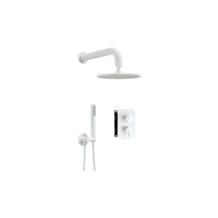 Zestaw prysznicowy podtynkowy z BOXem mieszaczowym, Deante Arnika, nero