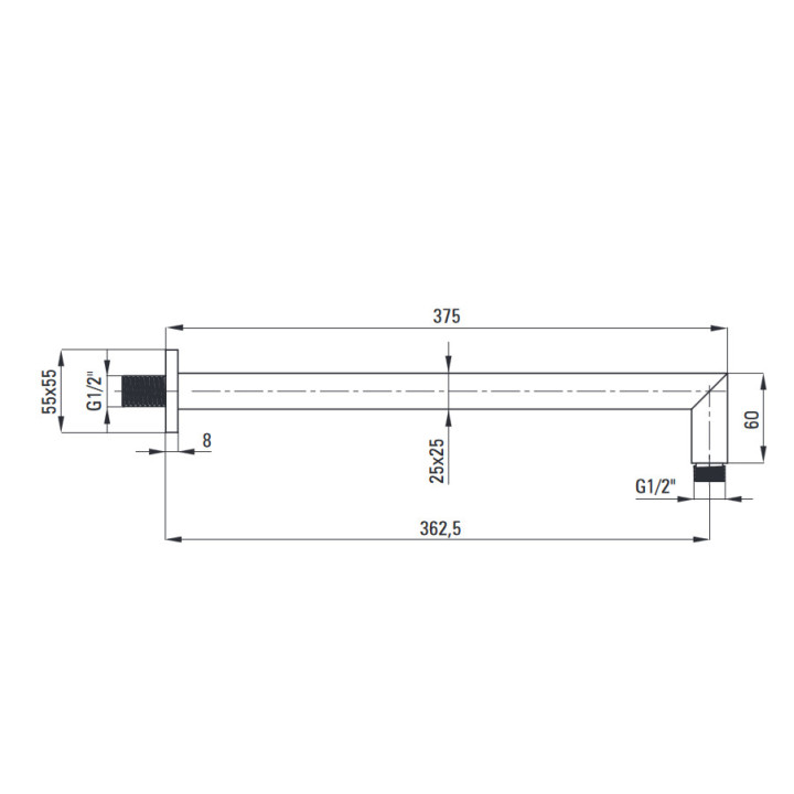 Zestaw prysznicowy podtynkowy z BOXem mieszaczowym i głowicą natryskową, Deante Silia, alabaster