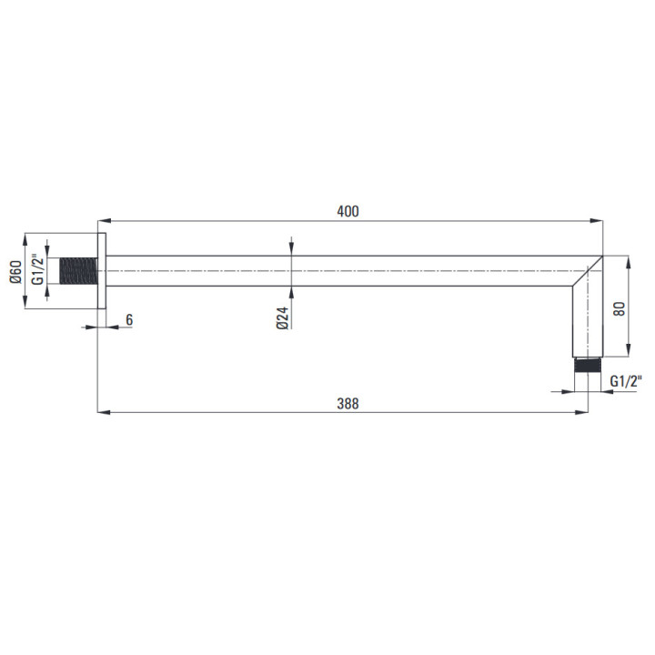 Zestaw prysznicowy podtynkowy z BOXem termostatycznym, Deante Box, bianco