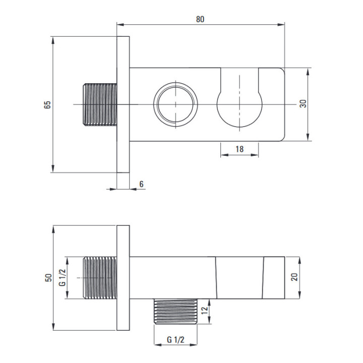 Zestaw prysznicowy podtynkowy z BOXem termostatycznym, Deante Box, złoty