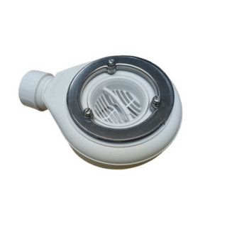 Syfon brodzikowy Roca Cratos, z osłoną, biały mat