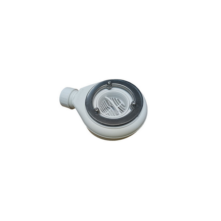 Syfon brodzikowy Roca Cratos, z osłoną, biały mat