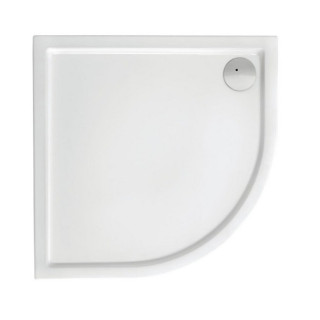 Brodzik akrylowy Roca Malaga Medio R-45 Flat 80 x 80 x 7,5 cm, biały- sanitbuy.pl