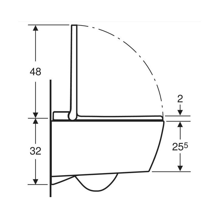 Miska WC z funkcją higieny intymnej Geberit AquaClean Sela, wisząca, biały alpin