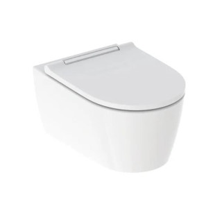 Miska wisząca WC Geberit ONE, TurboFlush, z deską sedesową, biały