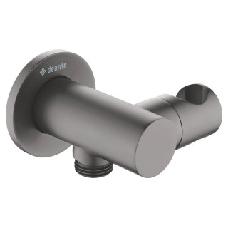 Przyłącze kątowe okrągłe , Deante CASCADA, titanium