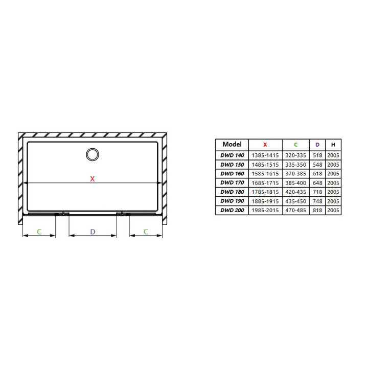 Radaway Arta KDD B kabina 80x80cm szkło przejrzyste- sanitbuy.pl
