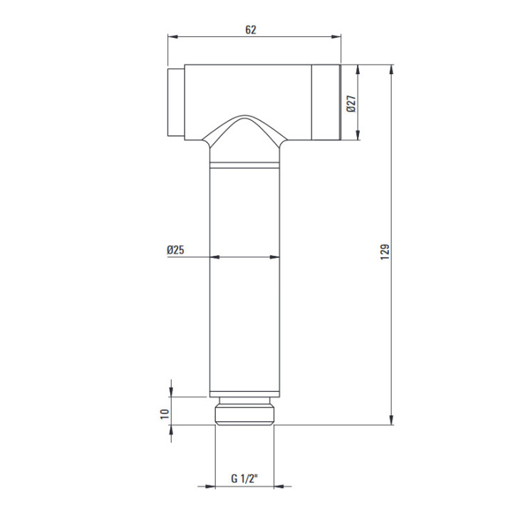 Zestaw bidetta punktowy , Deante Bidetta, chrom