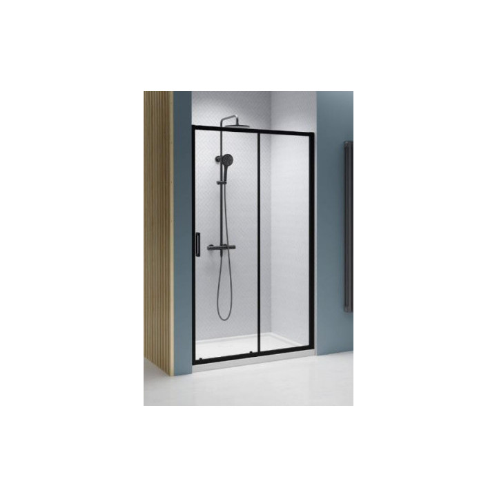 Drzwi prysznicowe do wnęki Radaway Premium Plus DWJ 100 cm, wersja prawa, szkło przejrzyste, profil chrom