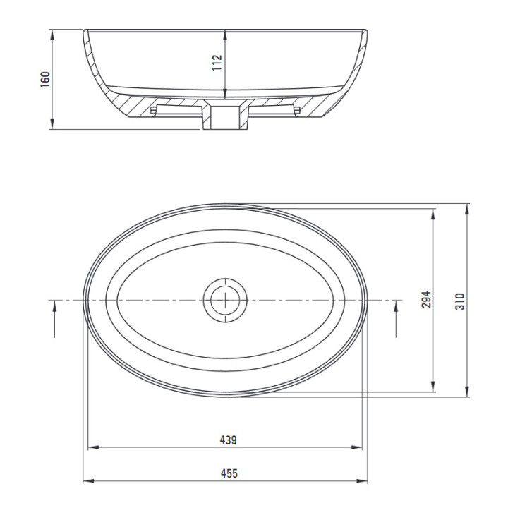 Umywalka ceramiczna podblatowa, Deante Alpinia, biała