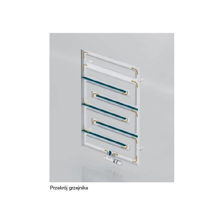 Grzejnik Zehnder Vision 79,2x50 cm - biały