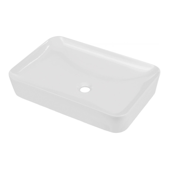 Umywalka ceramiczna podblatowa , Deante Temisto, biała