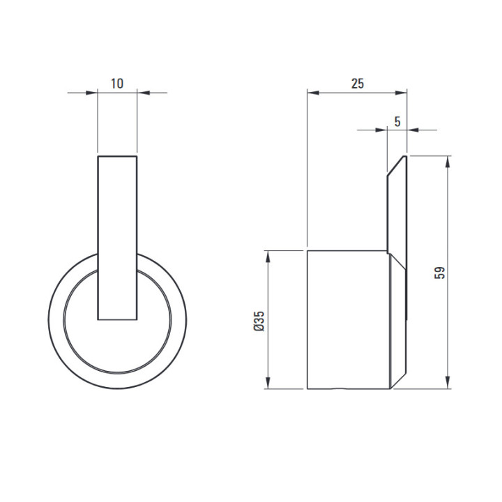 Haczyk pojedynczy, Deante Arnika, chrom