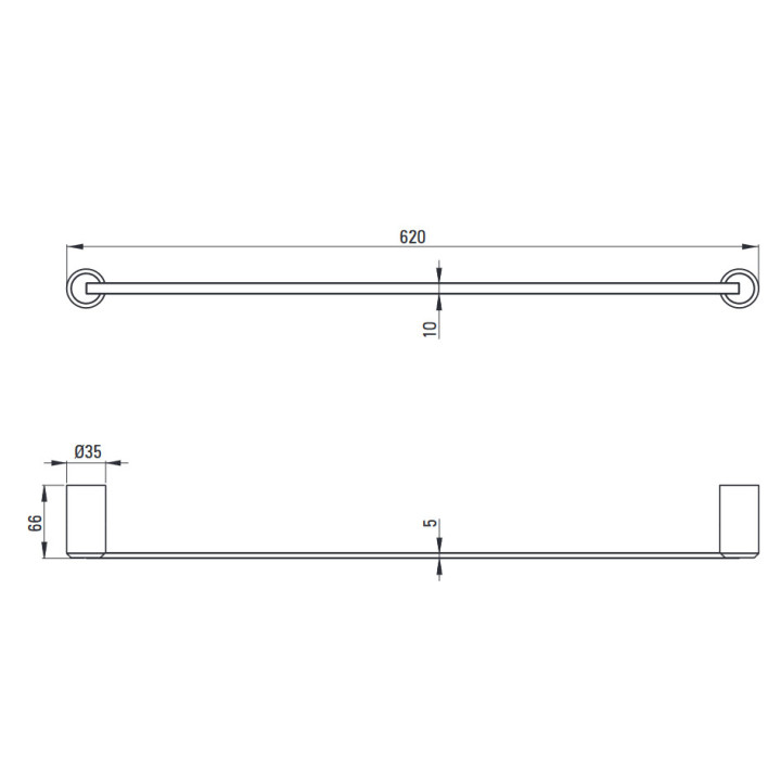 Dozownik mydła ścienny, Deante Arnika, chrom